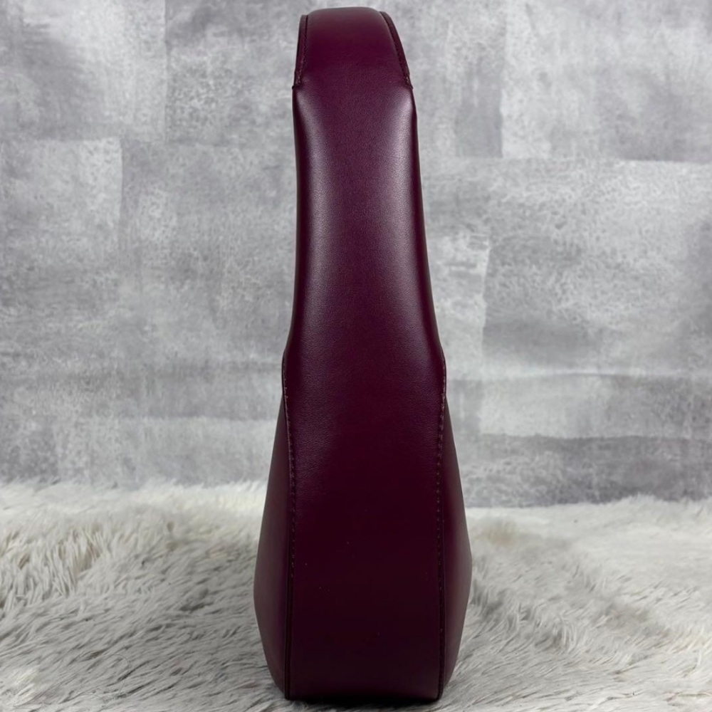 Stella McCartney Plum Crescent Hobo Shoulder Bag - Picture 3 of 11